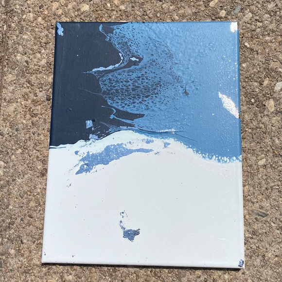 Original FluidArt Painting on Canvas - Picture 3 of 10